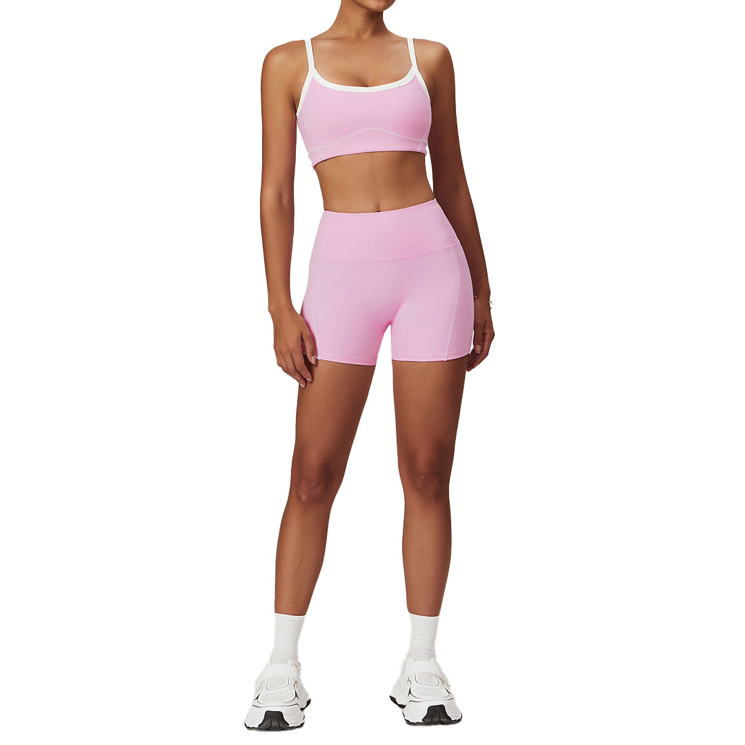 Conjunto Bloom Top y Short Rosado S image 0