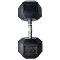 Mancuerna Hexagonal de Caucho Volxfit de 50 lb image 0