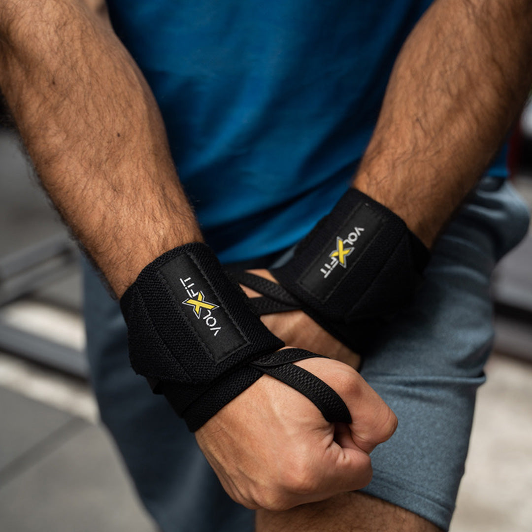 Muñequeras Volxfit Negras (par) image 1