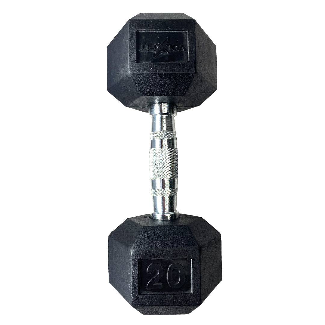 Mancuerna Hexagonal de Caucho Volxfit de 20 lb image 0