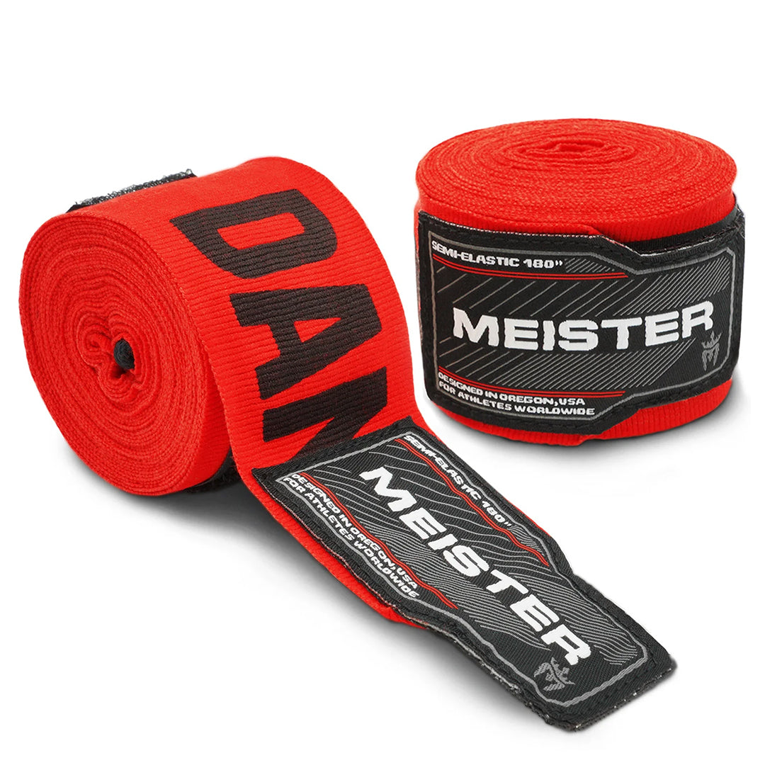 Vendas Semielasticas Para Boxeo y MMA Meister Danger de 180 Pulgadas (par) image 0