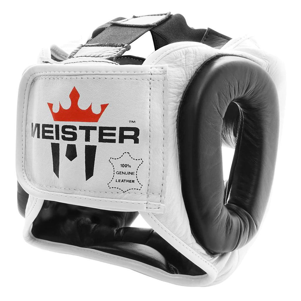 Casco Para Boxeo Meister Blanco con Negro XXL image 1