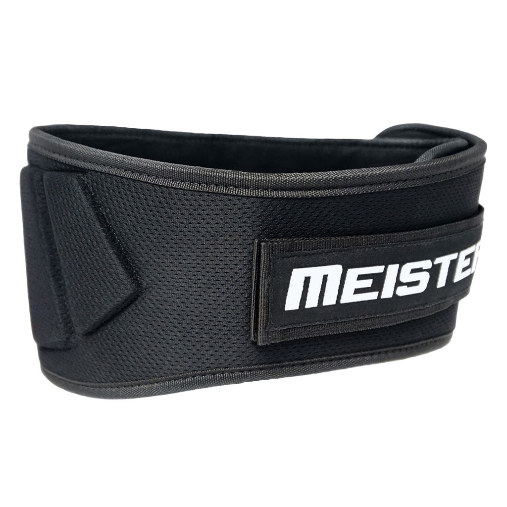 Cinturón con Velcro de 6 Pulgadas Meister Negro XXL image 0