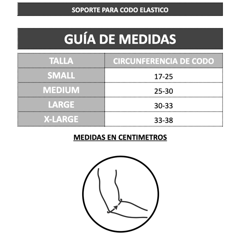 Soporte Para Codo Elastico Mueller Negro M image 4