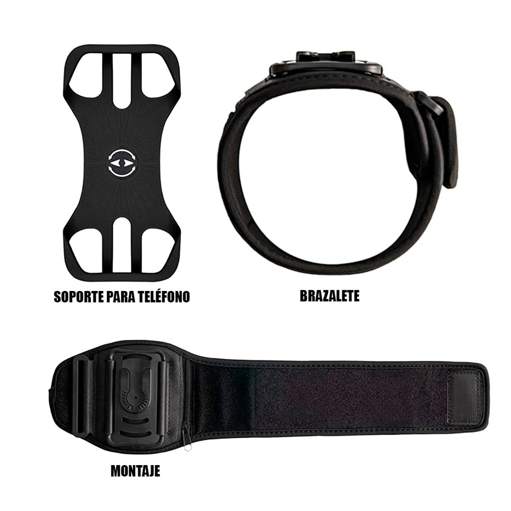 Soporte de Brazo para Celular Practical Fitness Negro image 1