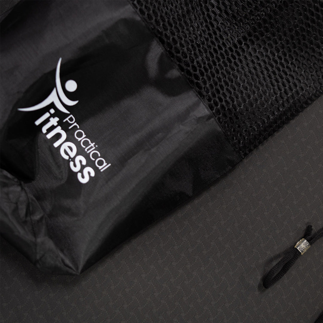 Yoga Mat Practical Fitness Negro de 6 mm image 4