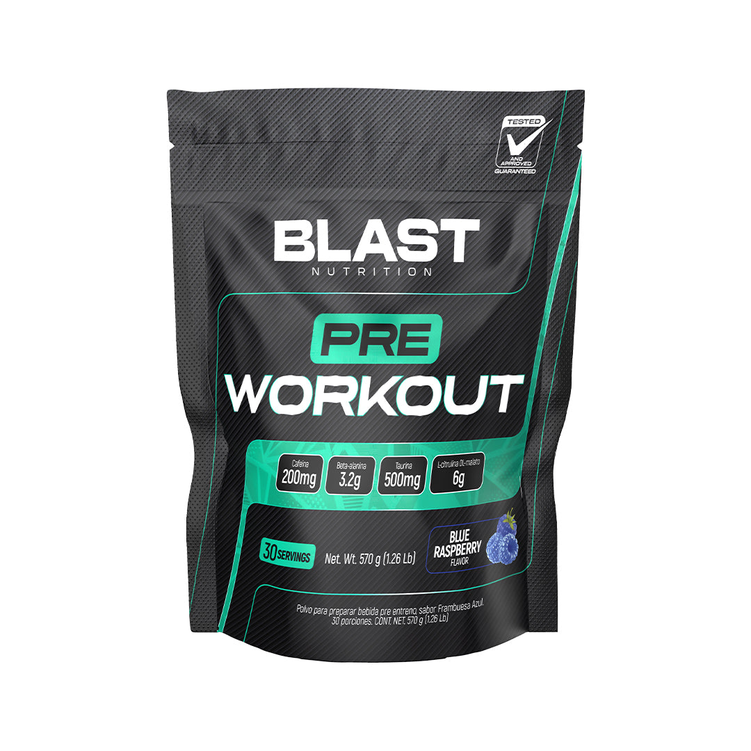 Pre-Workout Blast Frambuesa Azul de 570 g image 0