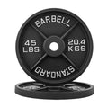 Disco Olimpico de Hierro Fundido de 45 lb image 0