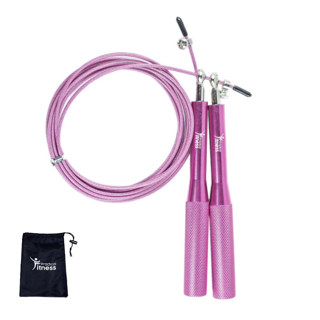 Cuerda de Aluminio Practical Fitness Rosada image 0