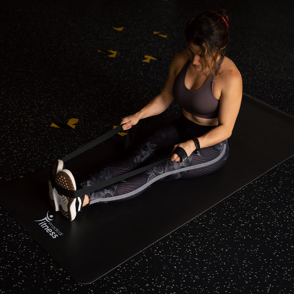 Correa Para Yoga Practical Fitness Negra image 2