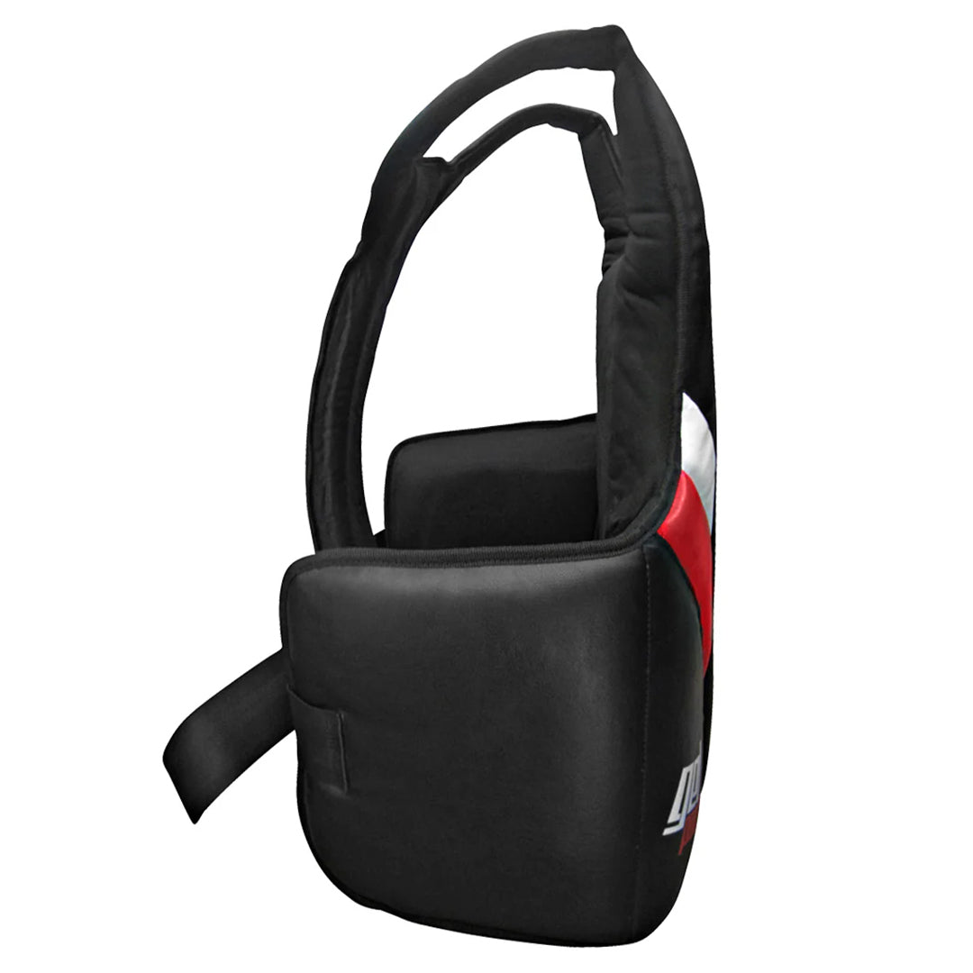 Peto Para Artes Marciales con Gel Meister Negro con Rojo image 3