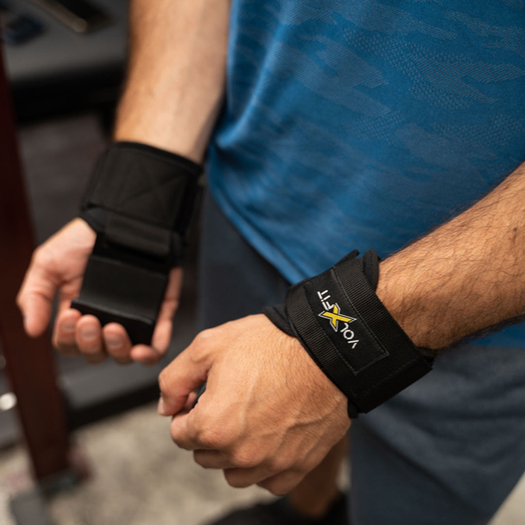 Ganchos Para Levantamiento de Pesas Volxfit Negros (par) image 4