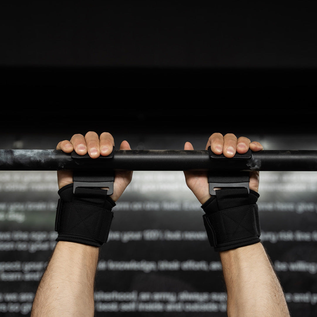 Ganchos Para Levantamiento de Pesas Volxfit Negros (par) image 1