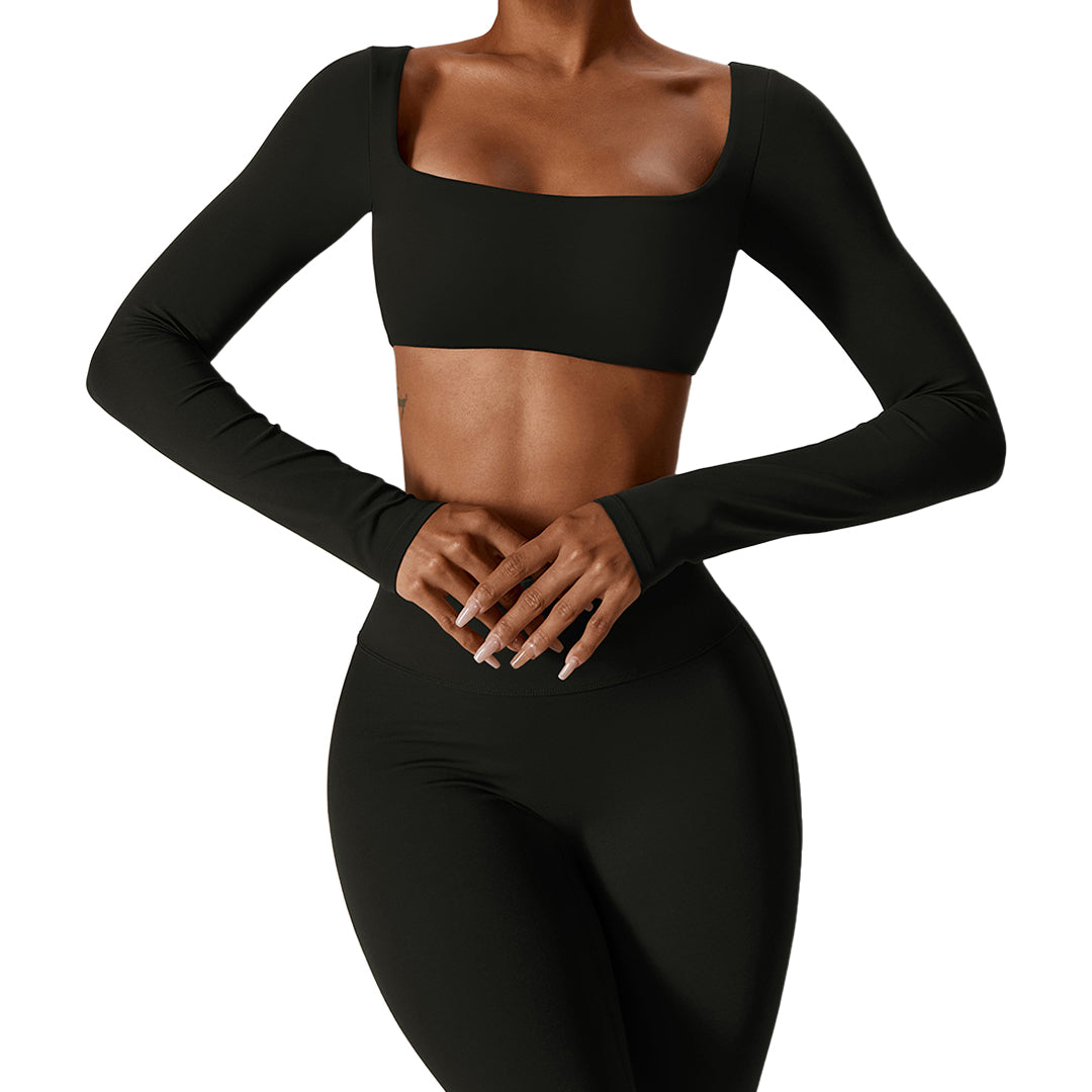 Conjunto Glam Top y Leggings Negro M image 2