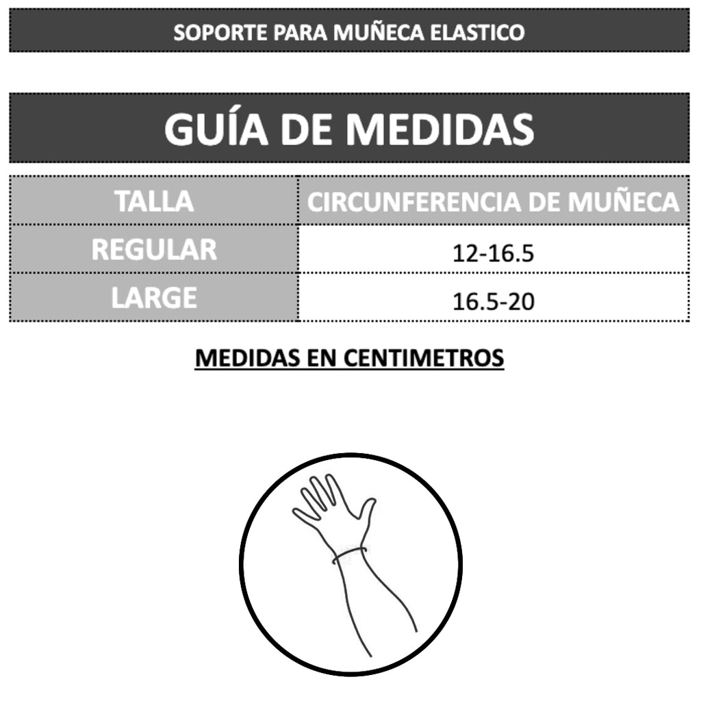 Soporte Para Muñeca Elastico Mueller Negro Talla Regular image 4