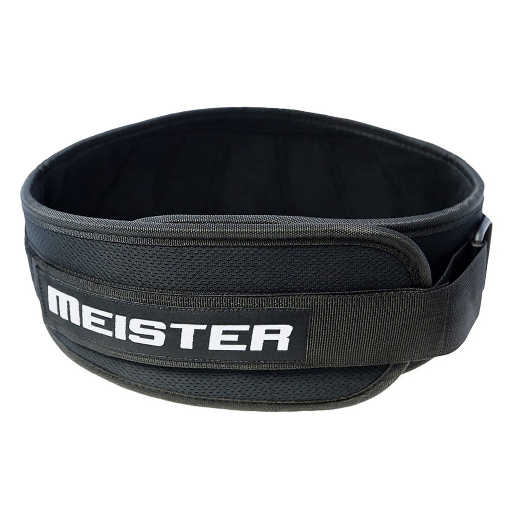 Cinturón con Velcro de 6 Pulgadas Meister Negro XXL image 1