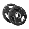 Disco Olimpico de 3 Agarres Negro de 5 lb image 0