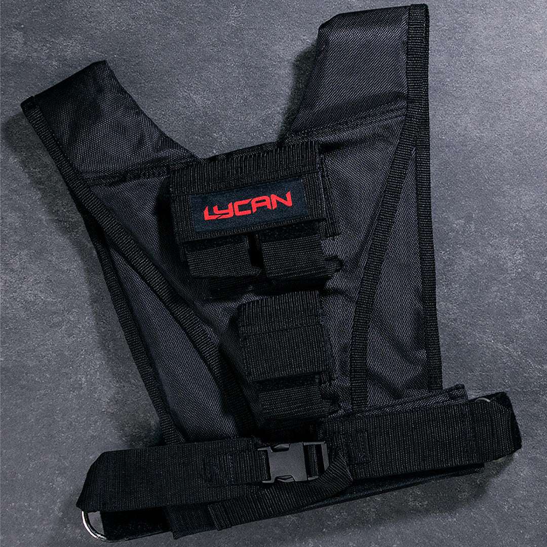 Chaleco con Peso Triangular Lycan Negro de 10 kg image 1