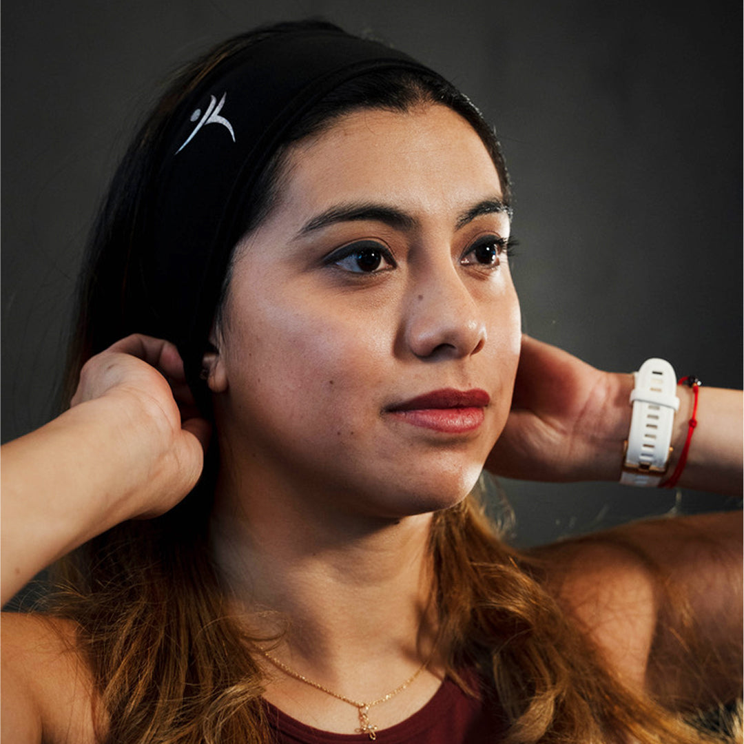 Banda Para Cabeza (Headband) Practical Fitness Negra image 2