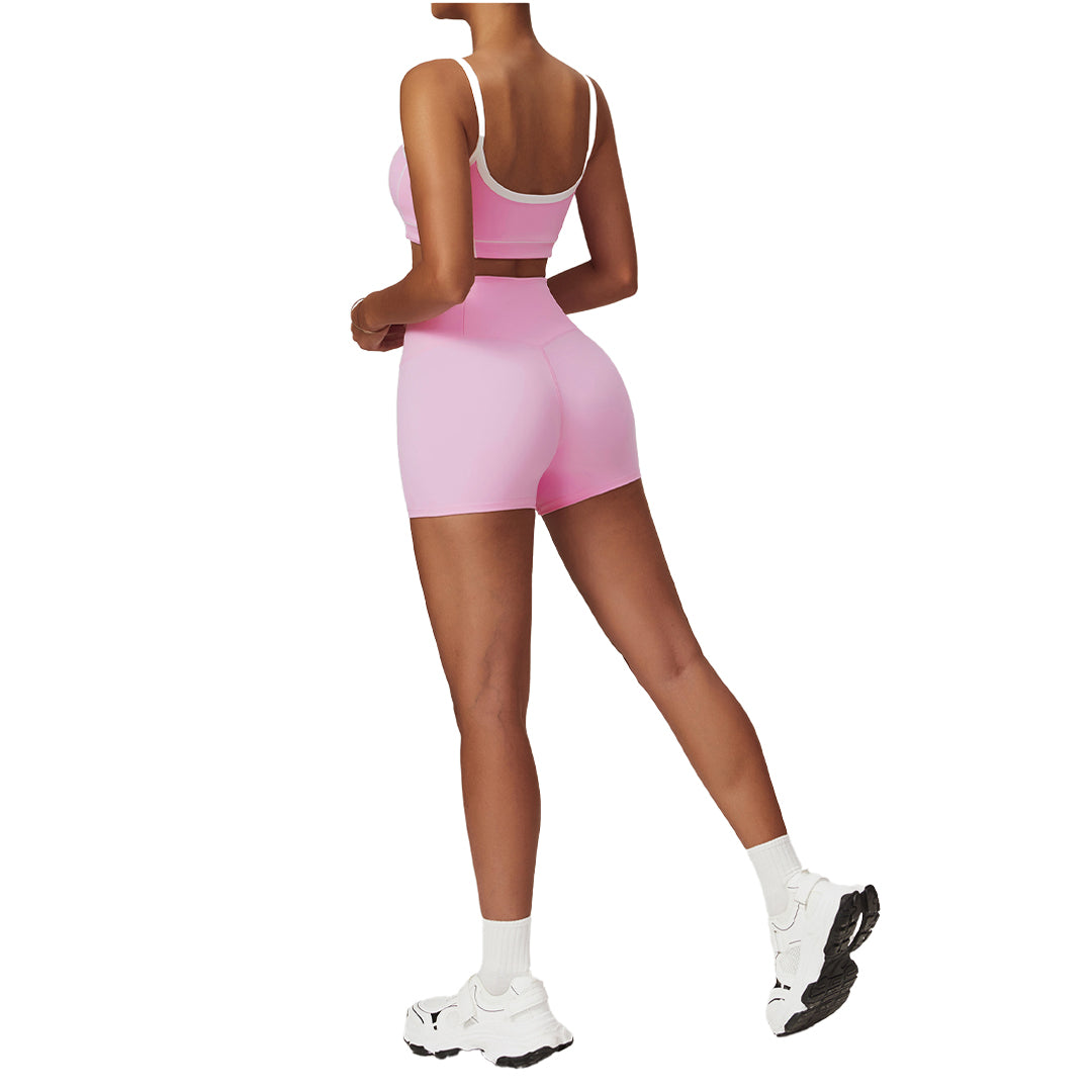 Conjunto Bloom Top y Short Rosado M image 1