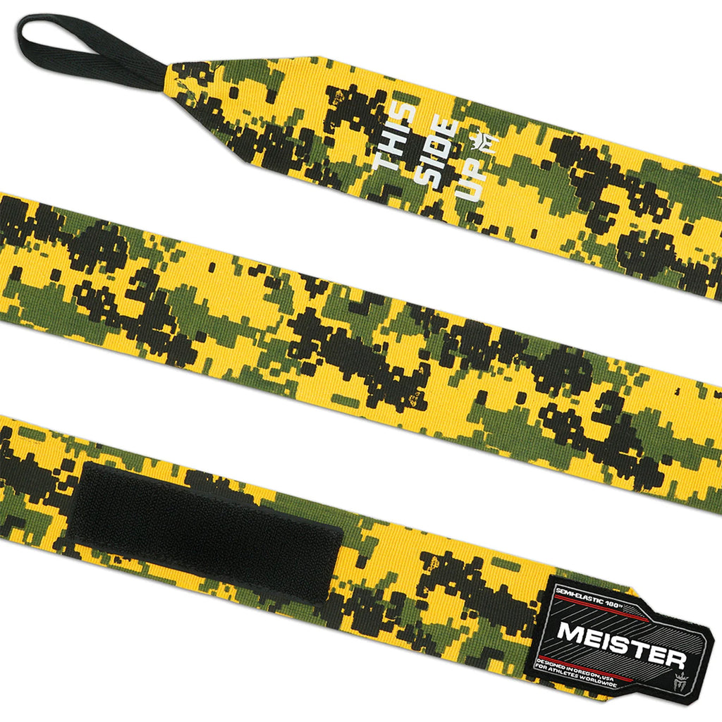 Vendas Semielasticas Para Boxeo y MMA Meister Camuflaje Verde de 180 Pulgadas (par) image 1