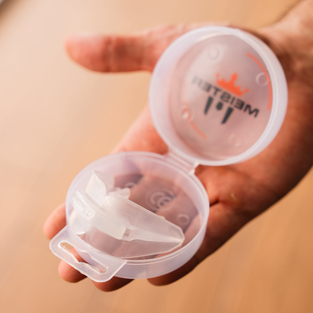 Protector Bucal Moldeable Doble con Estuche Meister Transparente image 2