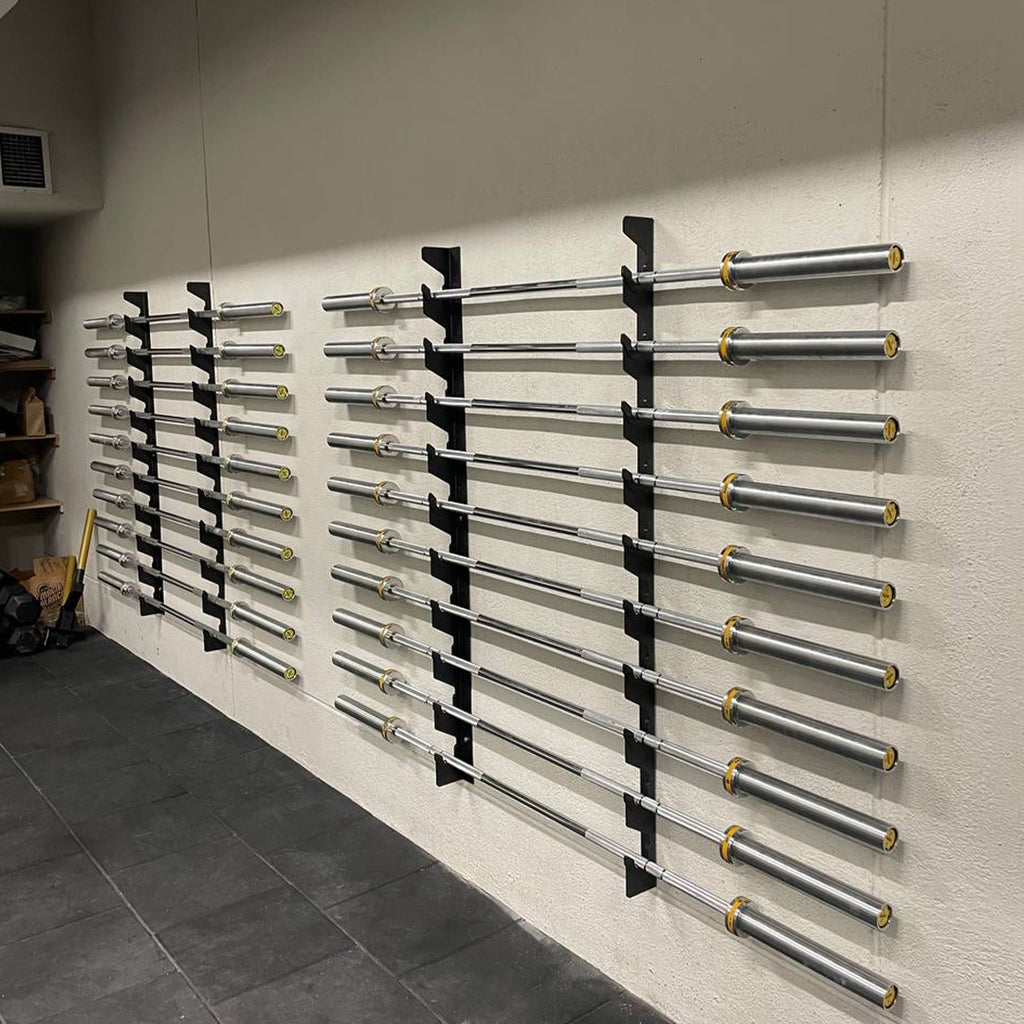Rack Para 10 Barras Horizontal De Pared image 2