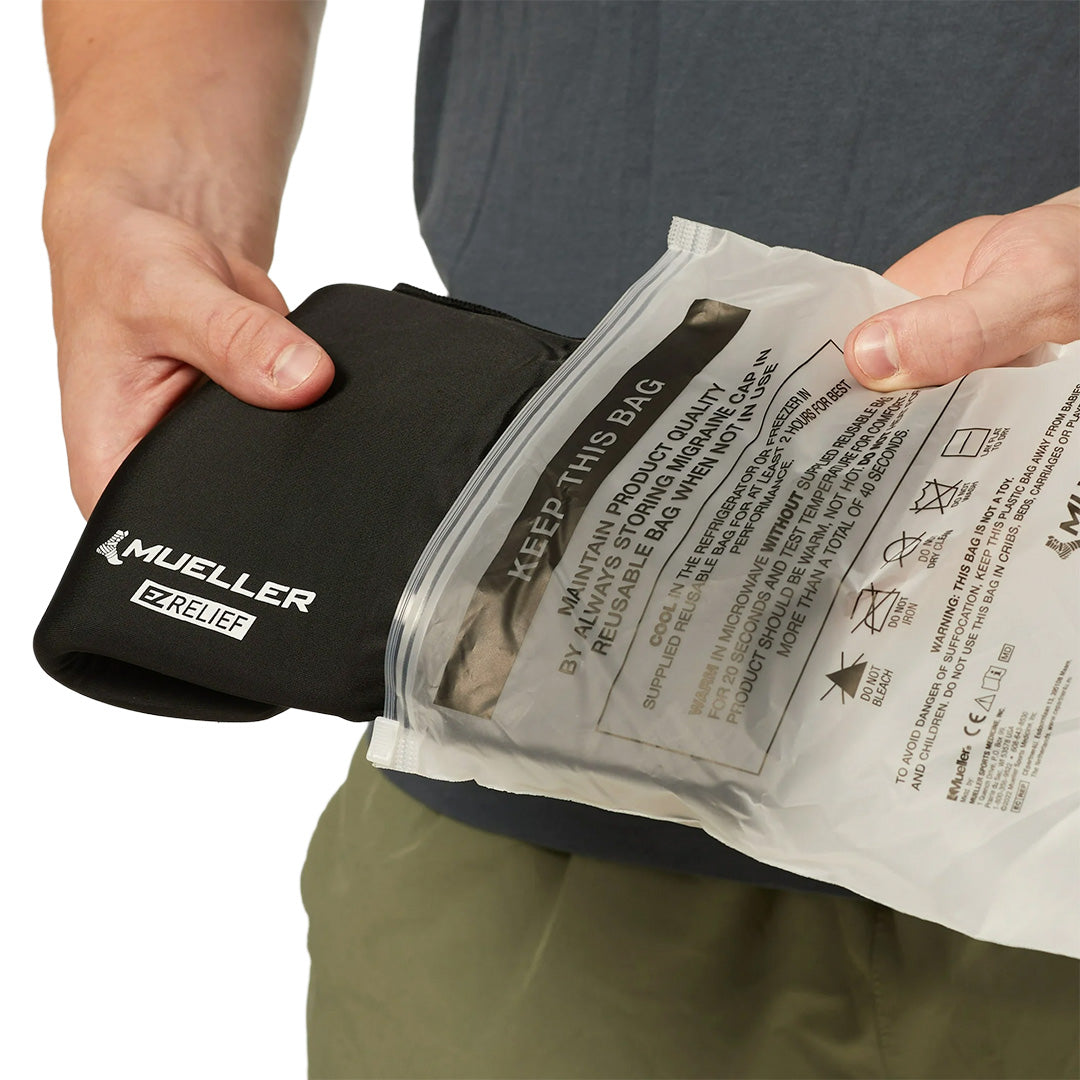 Gorro Para Alivio de Migraña con Almohadilla de Gel Mueller Negro image 3