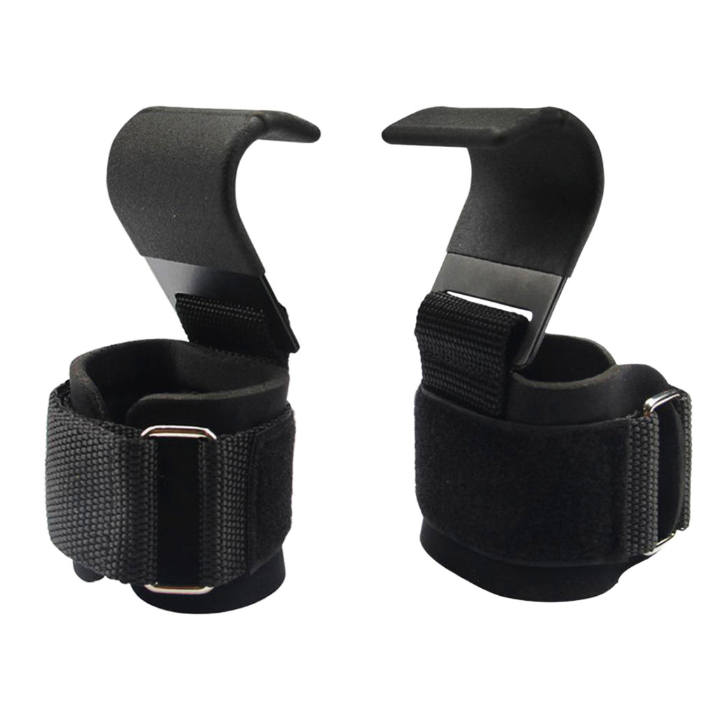 Ganchos Para Levantamiento de Pesas Volxfit Negros (par) image 0