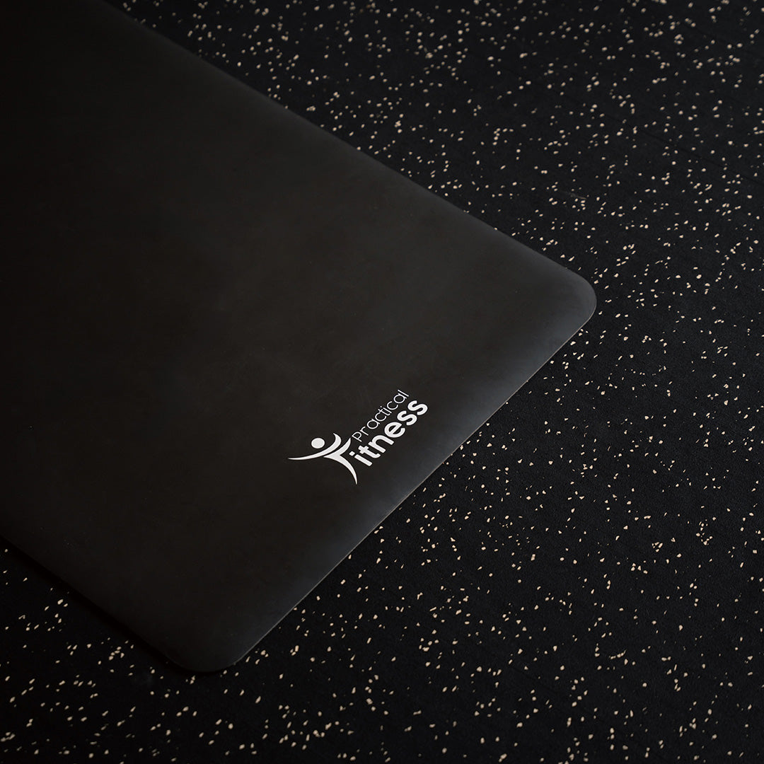 Yoga Mat Profesional de Caucho Practical Fitness Negro de 5 mm image 2