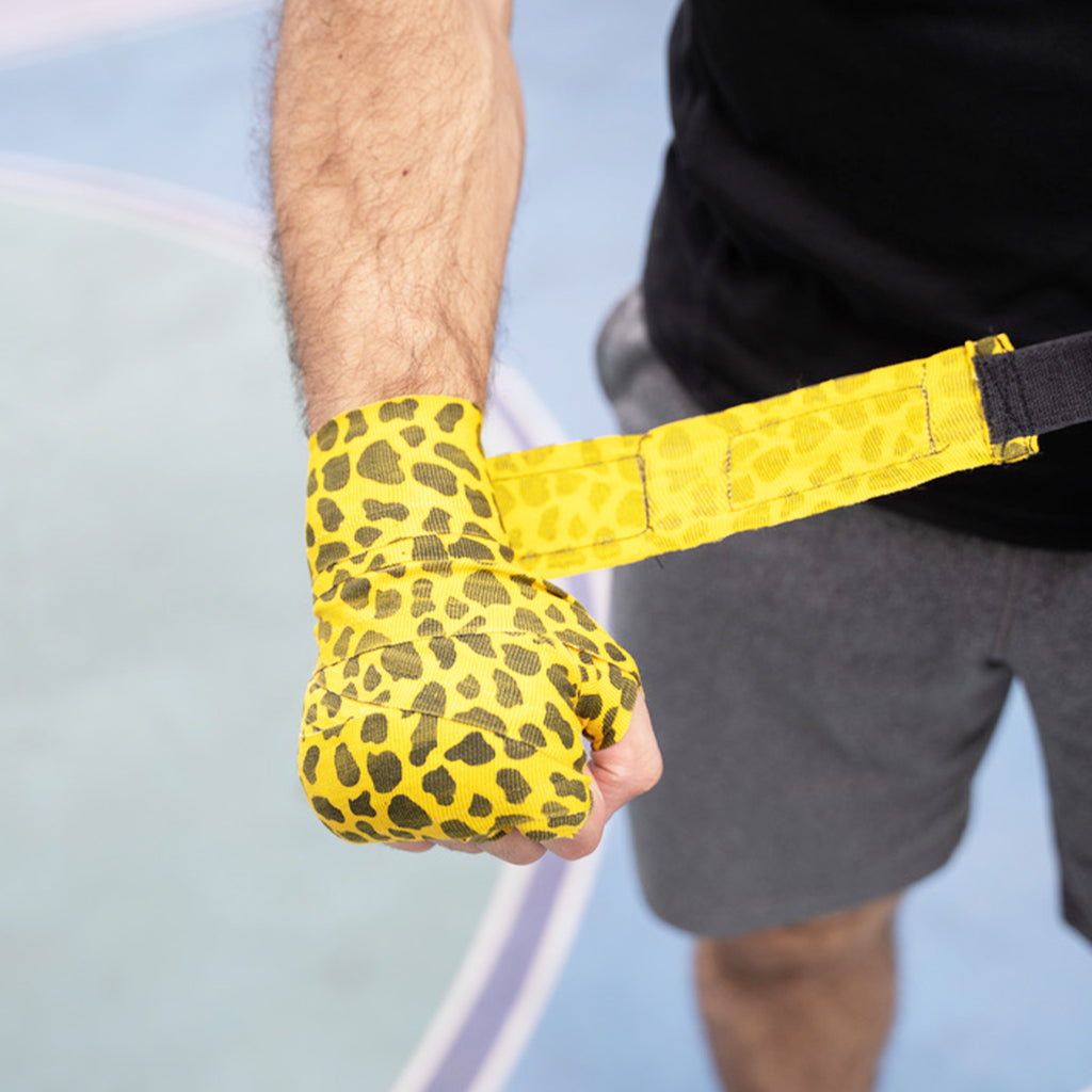 Vendas Semielasticas Para Boxeo y MMA Meister Leopardo de 180 Pulgadas (par) image 2