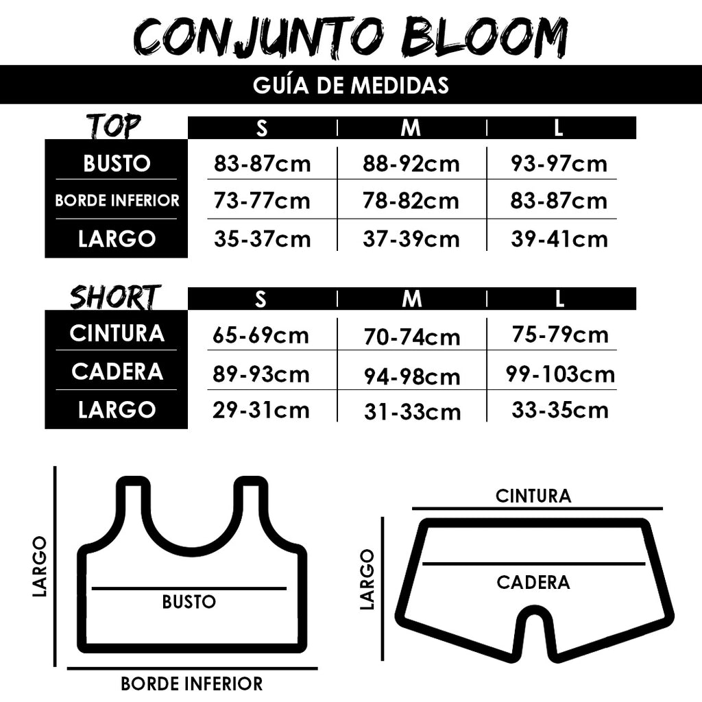 Conjunto Bloom Top y Short Azul S image 2