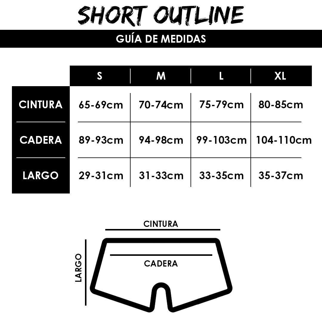 Short Outline Negro XL image 2