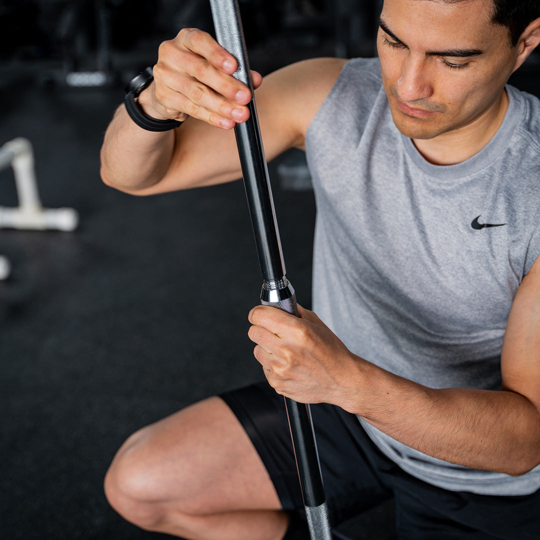 Set de Mancuernas y Barra Estandar con Peso Ajustable Practical Fitness de 50 kg image 2