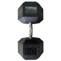 Mancuerna Hexagonal de Caucho Volxfit de 90 lb image 0
