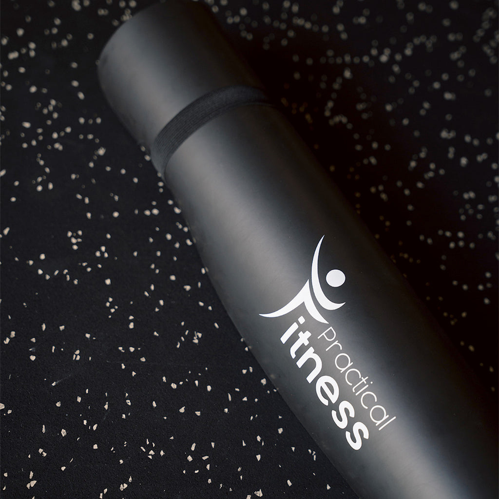 Yoga Mat Profesional de Caucho Practical Fitness Negro de 5 mm image 3