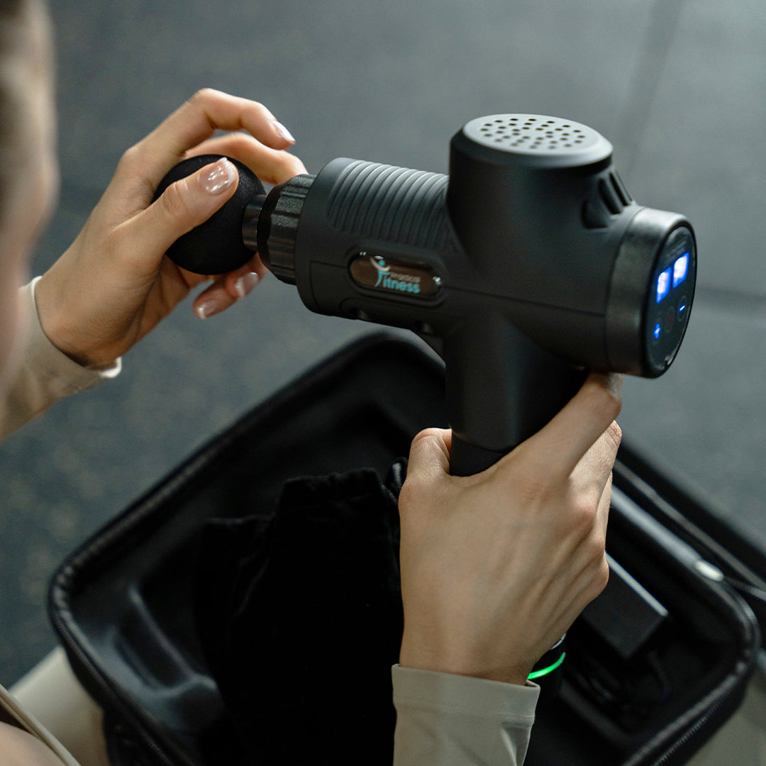 Pistola de Masajes Practical Fitness Negra image 5