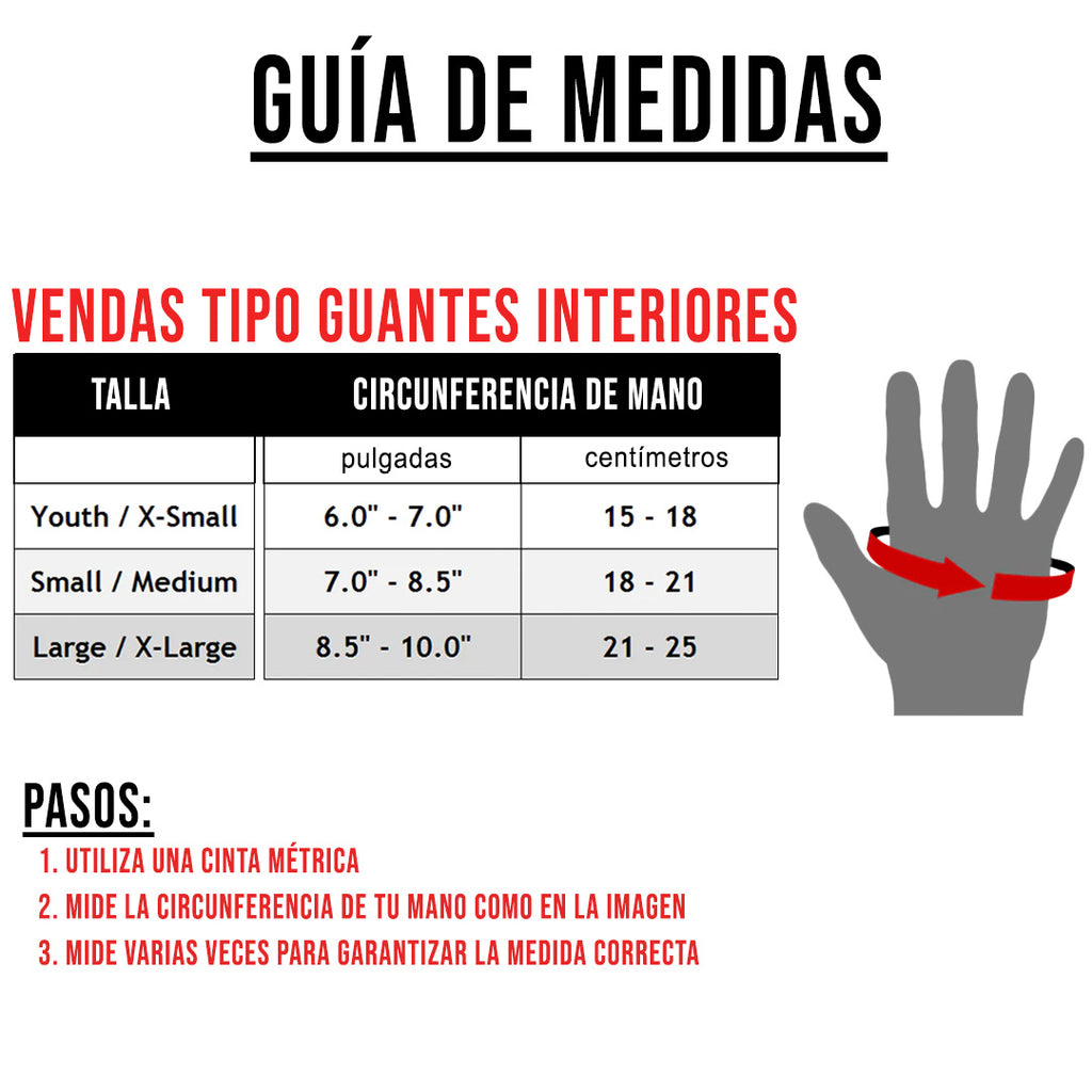 Vendas Tipo Guantes Interiores con Gel Meister (par) S/M image 5
