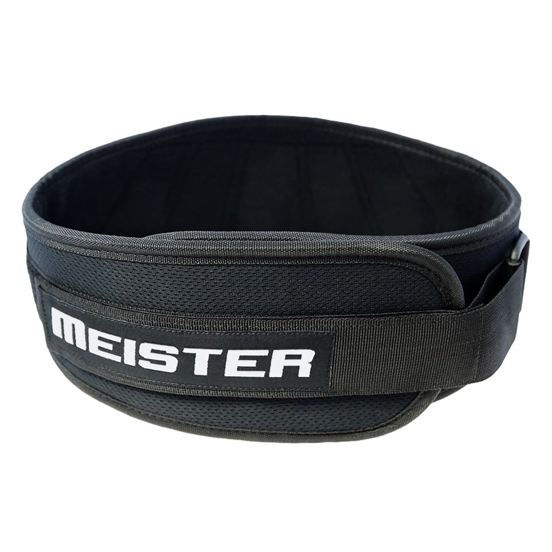 Cinturón con Velcro de 6 Pulgadas Meister Negro XS image 1