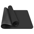 Yoga Mat Practical Fitness Negro de 6 mm image 0