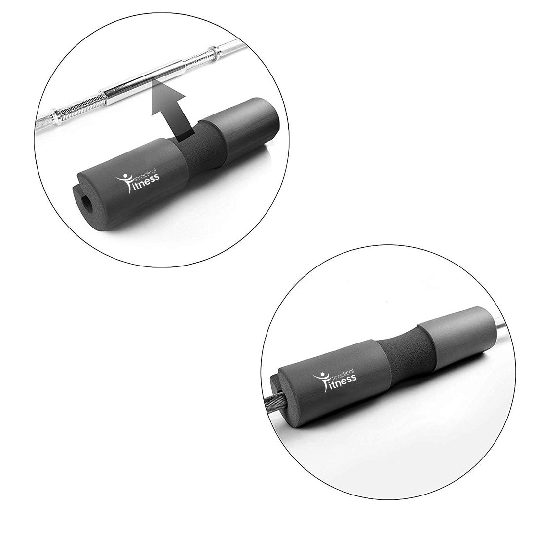 Almohadilla Para Barra Practical Fitness Negra 3