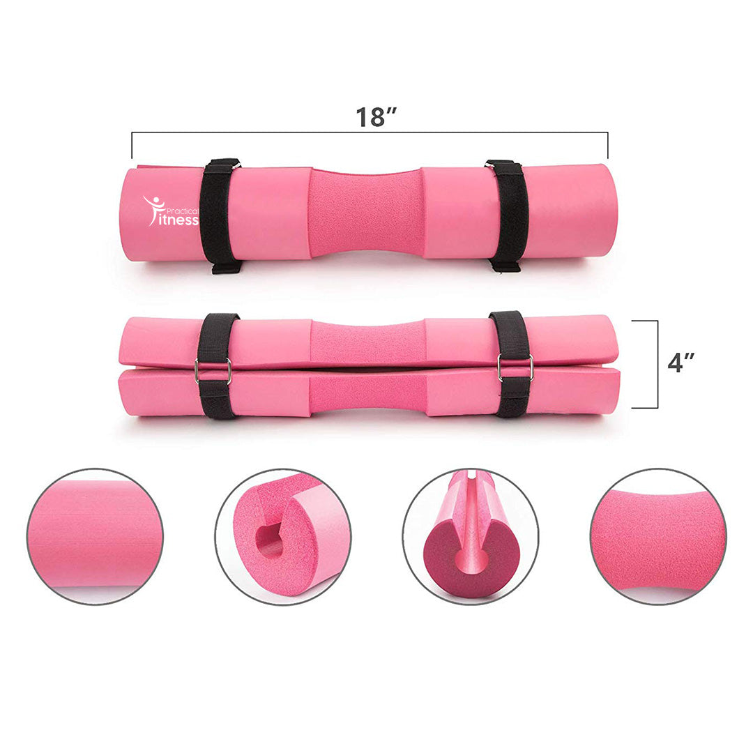 Almohadilla Para Barra Practical Fitness Rosada 2