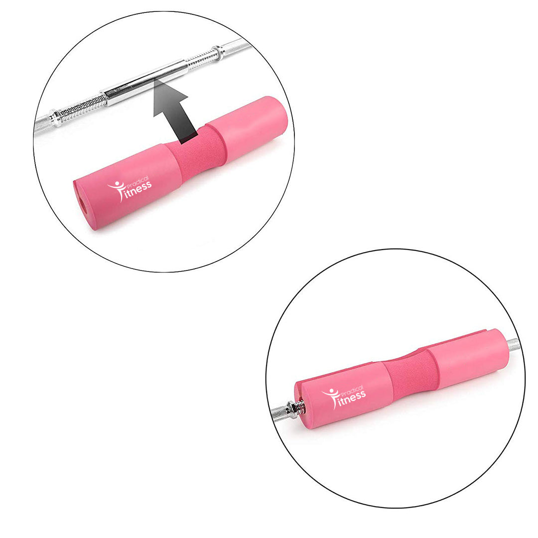 Almohadilla Para Barra Practical Fitness Rosada 3