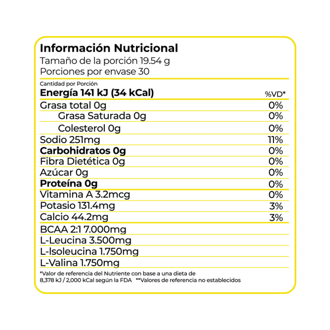 Aminoacidos BCAA + Electrolitos Blast Manzana Verde de 586 g 2