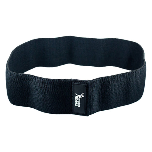Banda de Tela Resistencia Baja Practical Fitness Negra 1