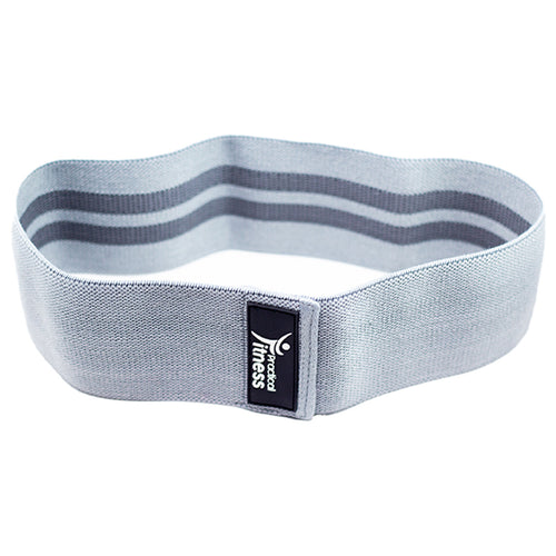 Banda de Tela Resistencia Media Practical Fitness Gris 1