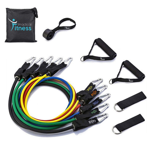 Bandas Tubulares Kit de 11 Piezas Practical Fitness 1