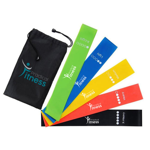 Bandas de Latex Kit de 5 Resistencias Practical Fitness 2