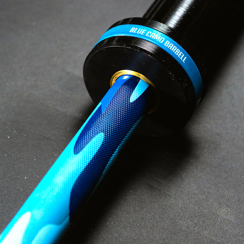 Barra Para Crossfit Lycan Cerakote Camuflaje Azul de 20 kg 2