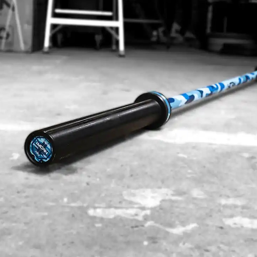 Barra Para Crossfit Lycan Cerakote Camuflaje Azul de 20 kg 3